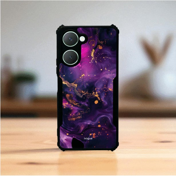 ivogue Purple Alchemy Mobile Cover For VIVO Y18