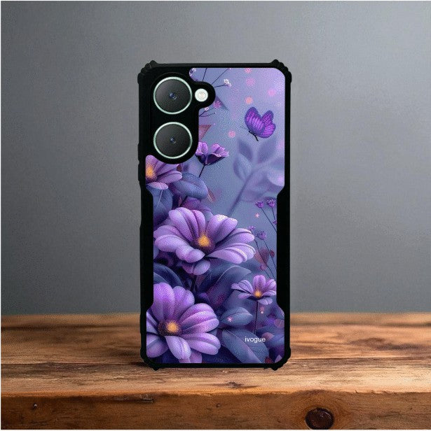 ivogue Purple Serenity Mobile Cover For VIVO Y18