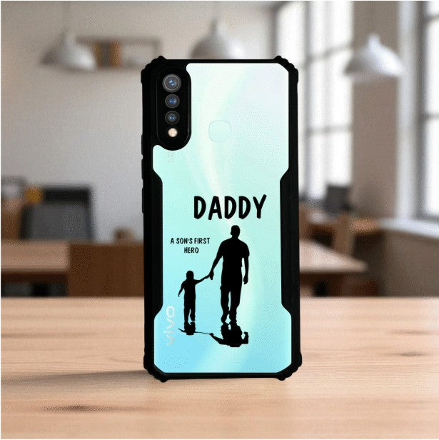 ivogue Daddy and Son Mobile Cover For VIVO Y19 (4G)
