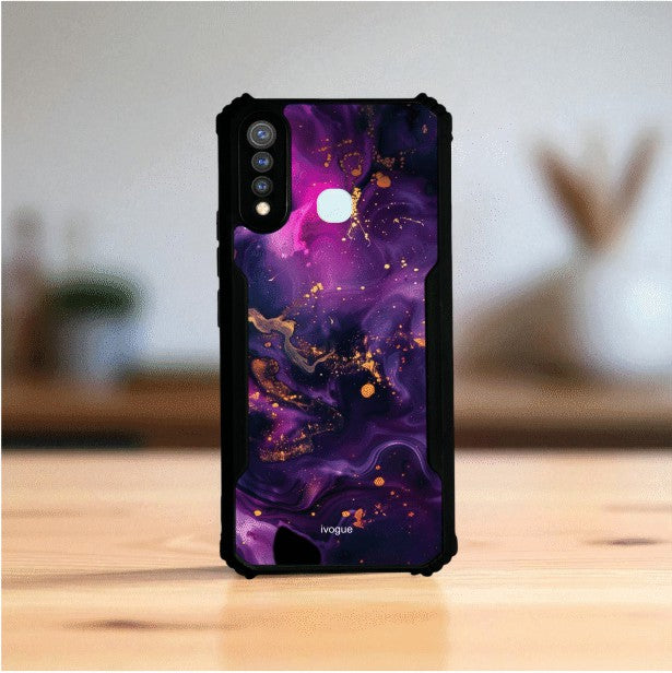 ivogue Purple Alchemy Mobile Cover For VIVO Y19 (4G)