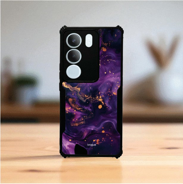 ivogue Purple Alchemy Mobile Cover For VIVO Y19s