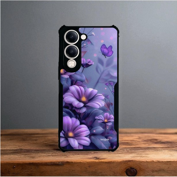 ivogue Purple Serenity Mobile Cover For VIVO Y19e