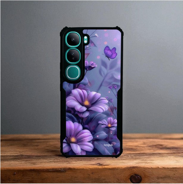 ivogue Purple Serenity Mobile Cover For VIVO Y300