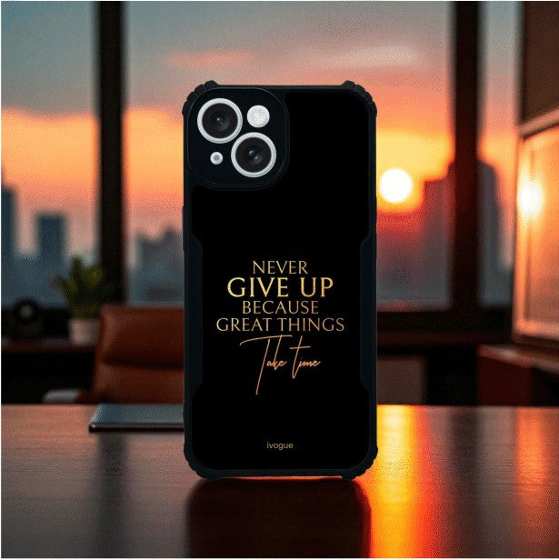 ivogue Never Give Up Mobile Cover For Apple iphone 14