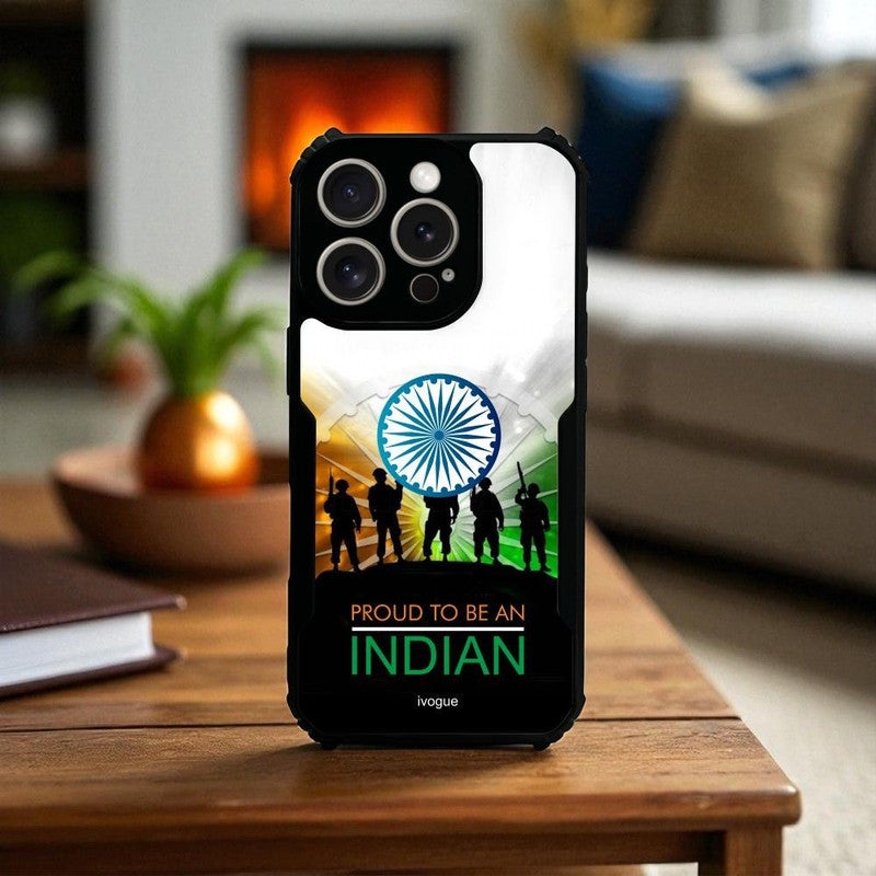 ivogue Proud to Be Indian Mobile Cover For Apple iphone 16 Pro