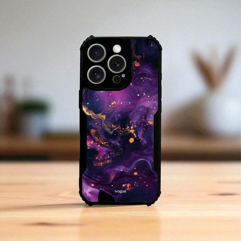 ivogue Purple Alchemy Mobile Cover For Apple iphone 14 Pro
