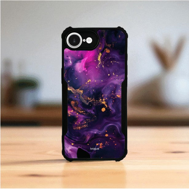 ivogue Purple Alchemy Mobile Cover For Apple iphone 16e