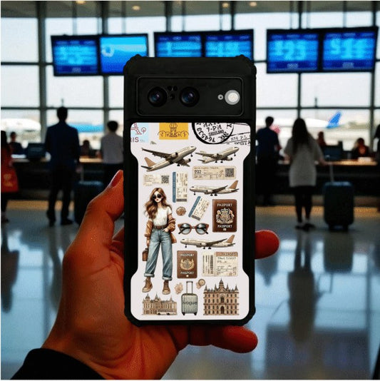 ivogue Travel Girl Vibes Mobile Cover For Google Pixel 8