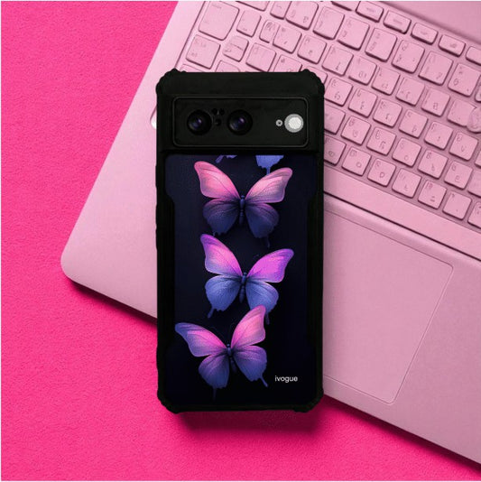 ivogue Galaxy Butterflies Mobile Cover For Google Pixel 8