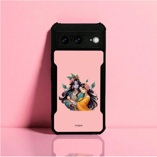 ivogue Radha Krishna Bliss Mobile Cover For Google Pixel 8