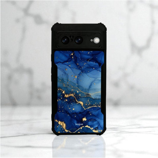 ivogue Blue Opulence Mobile Cover For Google Pixel 8