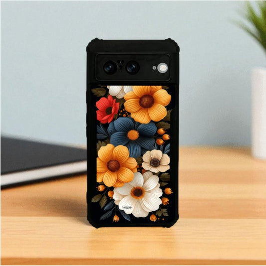ivogue Retro Petals Mobile Cover For Google Pixel 8