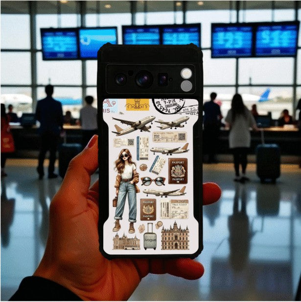 ivogue Travel Girl Vibes Mobile Cover For Google Pixel 8 Pro
