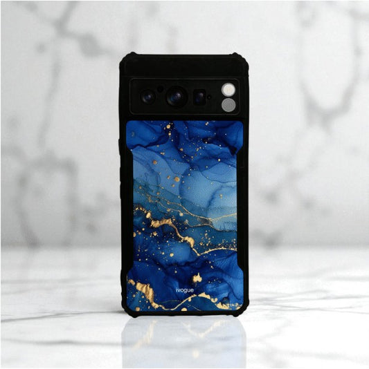 ivogue Blue Opulence Mobile Cover For Google Pixel 8 Pro