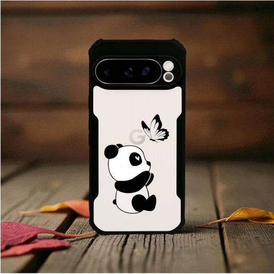 ivogue Panda and Butterfly Mobile Cover For Google Pixel 9 Pro XL