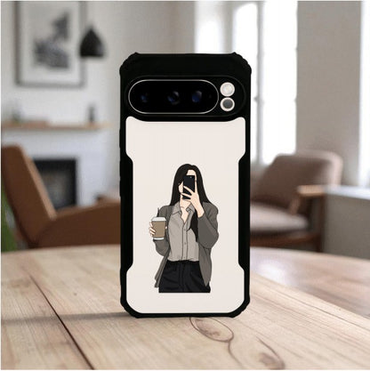 ivogue Coffee Girl Mobile Cover For Google Pixel 9 Pro
