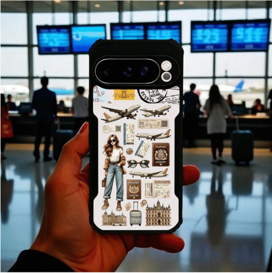 ivogue Travel Girl Vibes Mobile Cover For Google Pixel 9 Pro