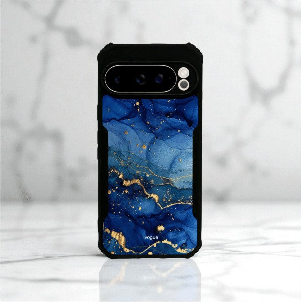 ivogue Blue Opulence Mobile Cover For Google Pixel 9 Pro