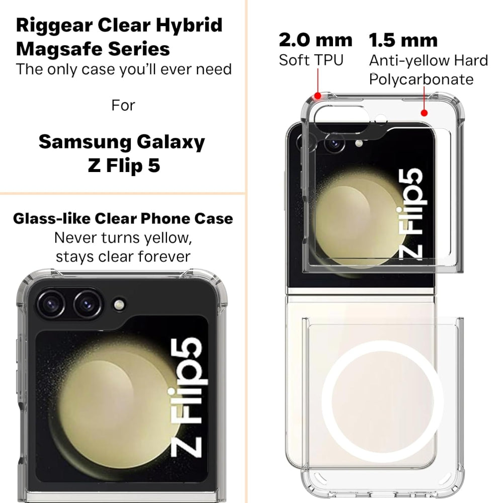 Magsafe Clear Case For Samsung Z Flip5