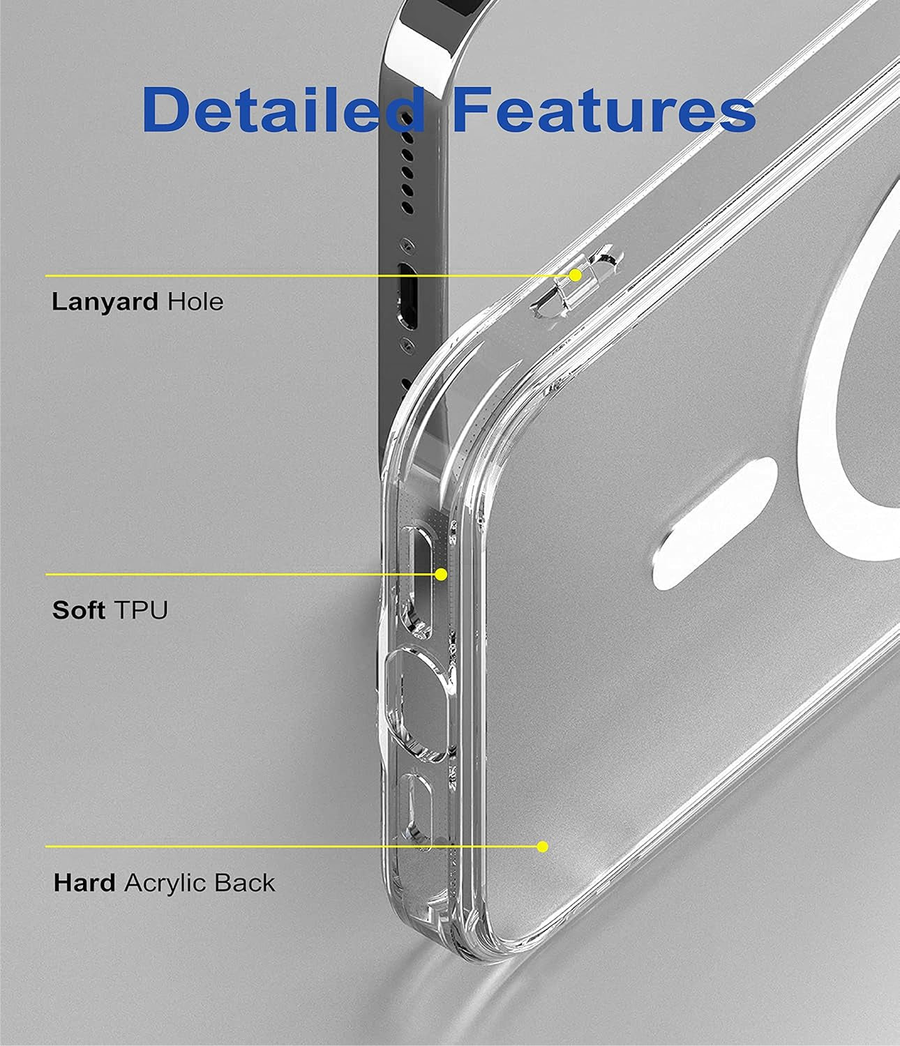 Magsafe Clear Case For Apple iphone 12 Pro