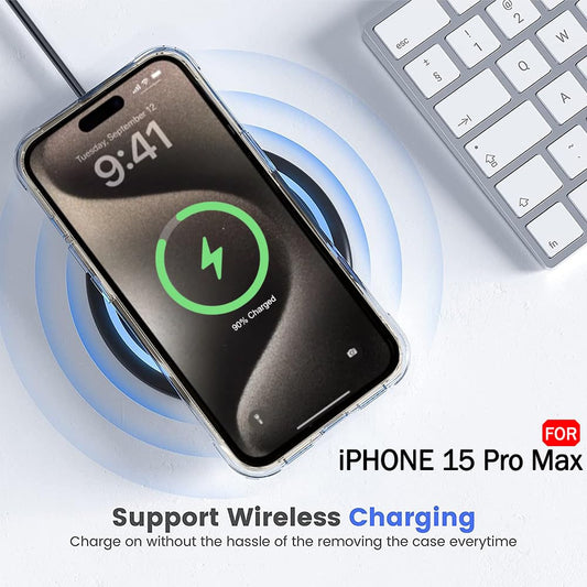 Magsafe Clear Case For Apple iphone 15 Pro Max