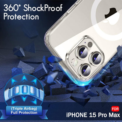 Magsafe Clear Case For Apple iphone 15 Pro Max