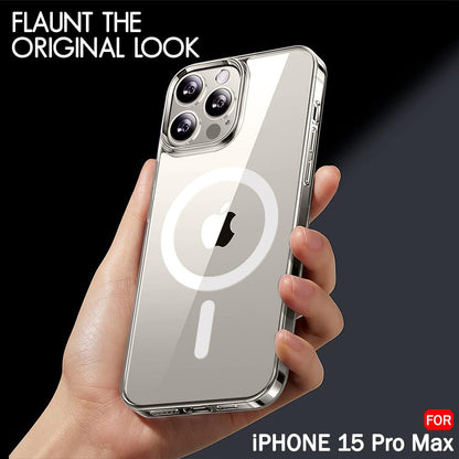 Magsafe Clear Case For Apple iphone 15 Pro Max