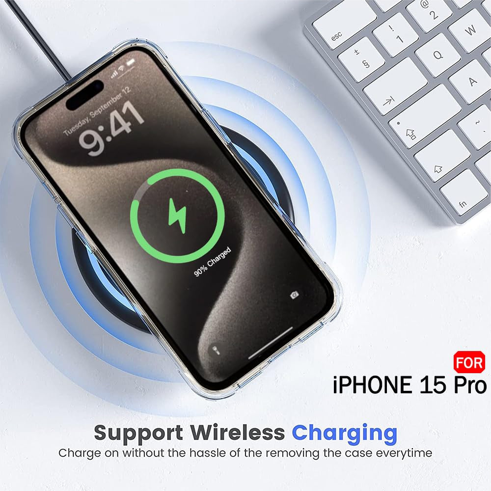 Magsafe Clear Case For Apple iphone 15 Pro