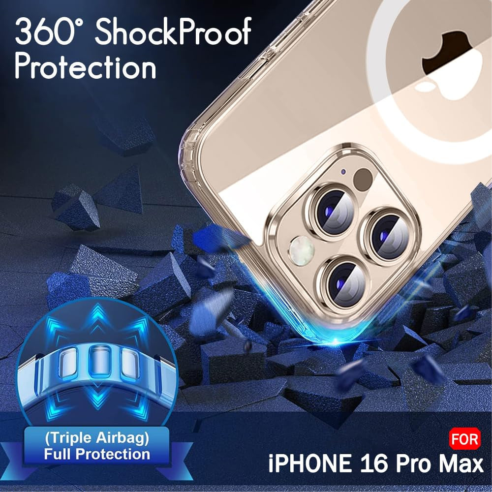Magsafe Clear Case For Apple iphone 16 Pro