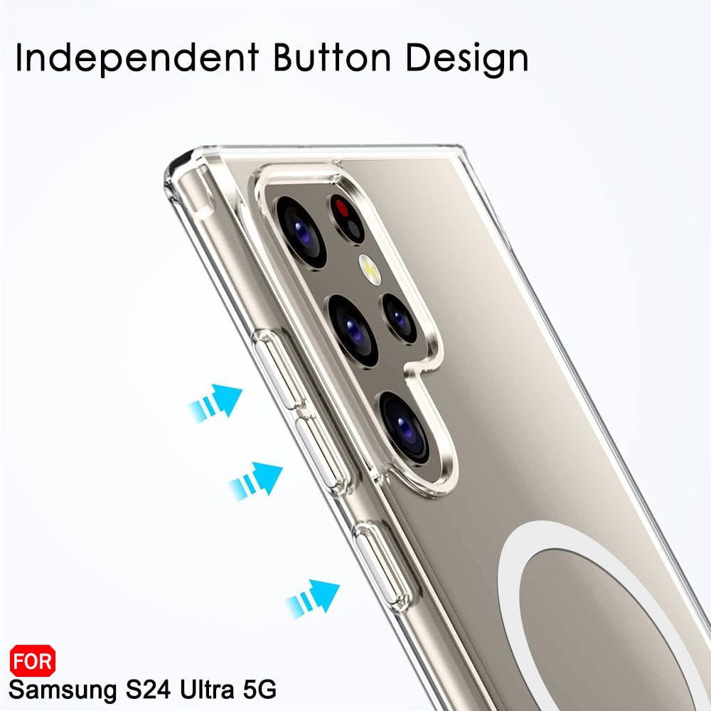 Magsafe Clear Case For Samsung S24 Ultra