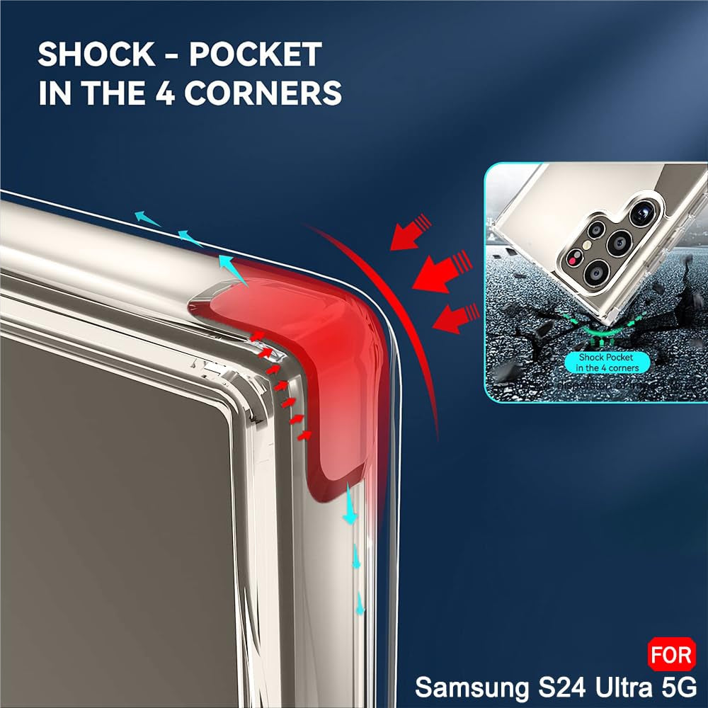 Magsafe Clear Case For Samsung S24 Ultra