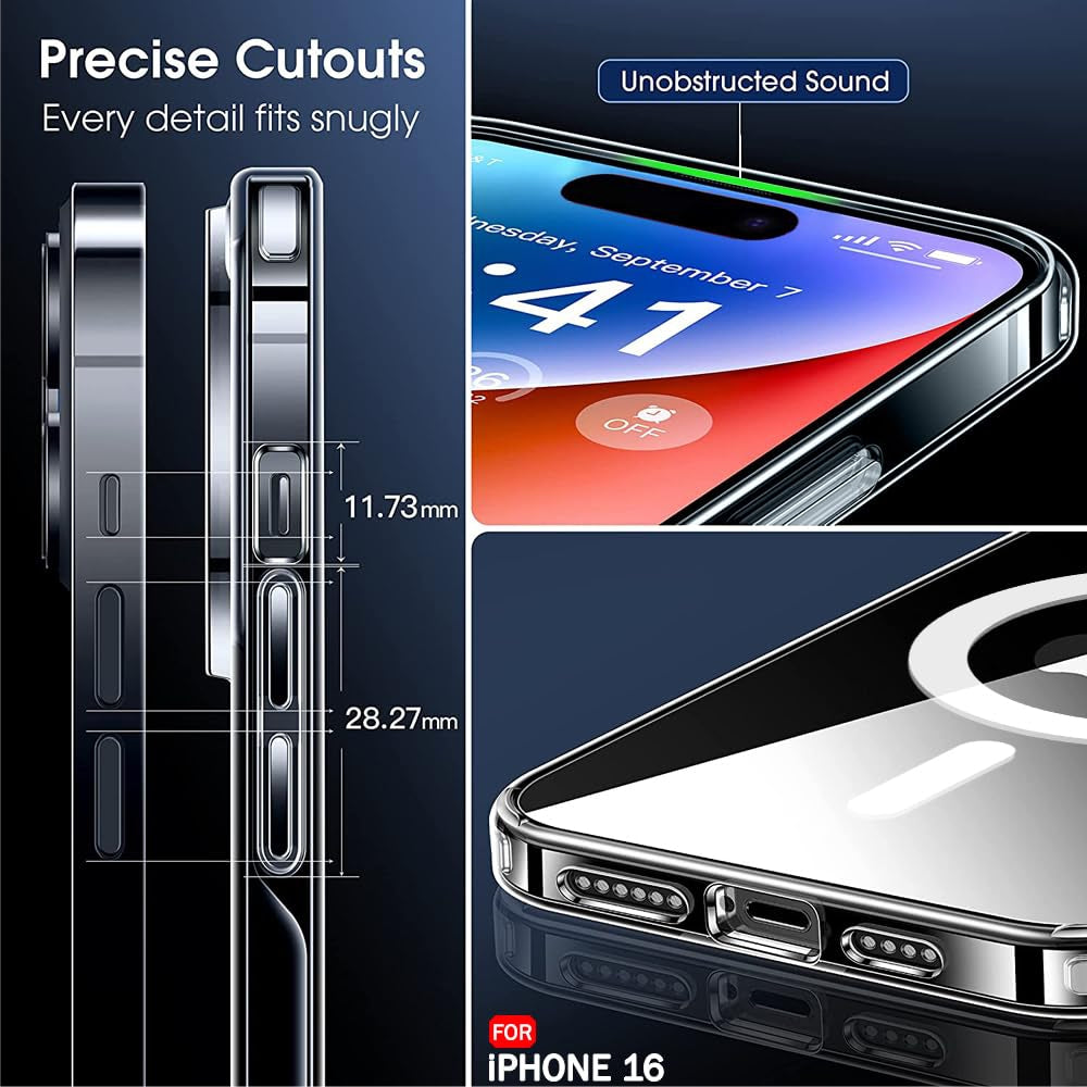 Magsafe Clear Case For Apple iphone 16