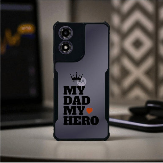 ivogue My Dad My Hero Mobile Cover For Motorola G04S