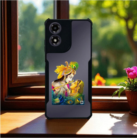 ivogue Radha Krishna Mobile Cover For Motorola G04S