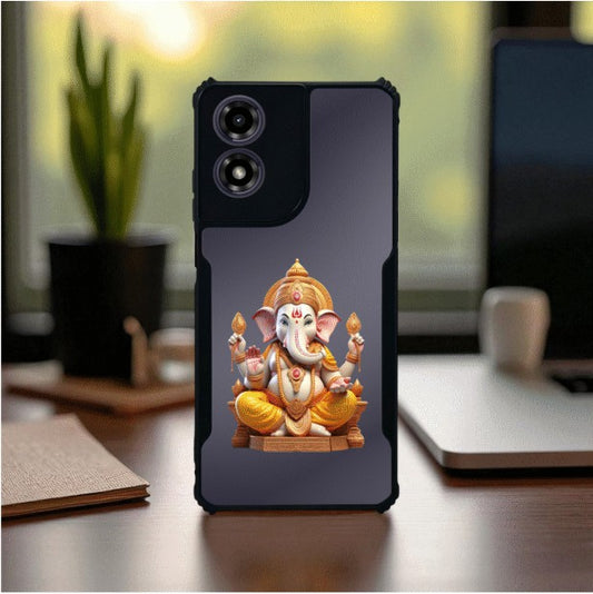 ivogue Ganesha Mobile Cover For Motorola G04S