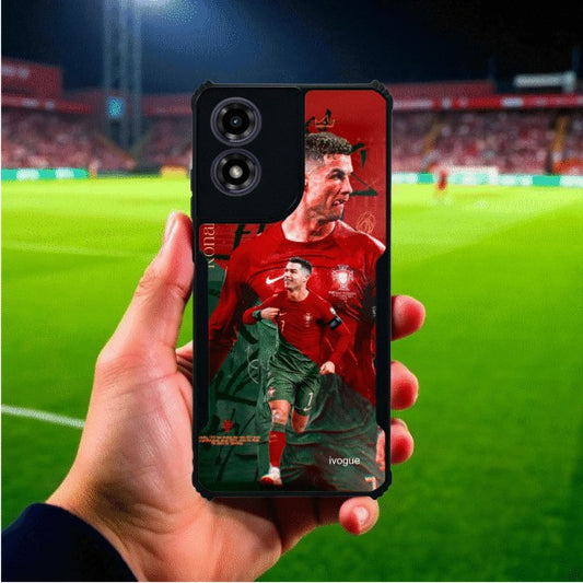 ivogue Ronaldo Mobile Cover For Motorola G04S