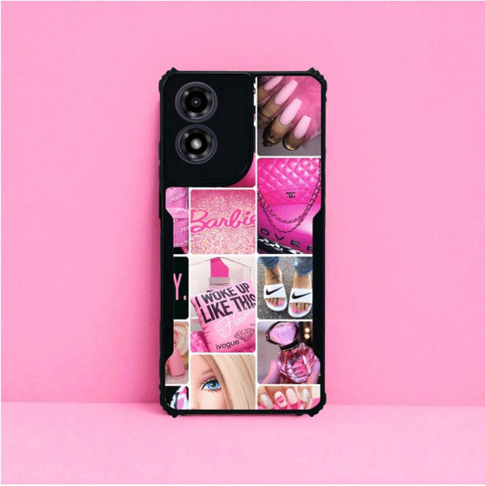 ivogue Barbie Vibes Mobile Cover For Motorola G04