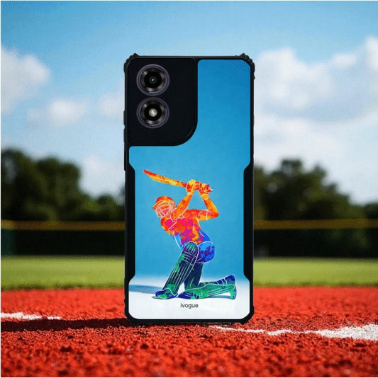 ivogue Cricket Blaze Mobile Cover For Motorola G04S