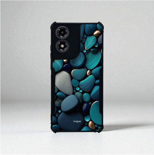 ivogue Ocean Pebbles Mobile Cover For Motorola G04S