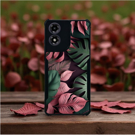 ivogue Dusky Palm Mobile Cover For Motorola G04S