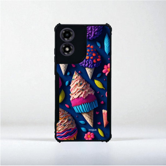 ivogue Cone of Colors Mobile Cover For Motorola G04S