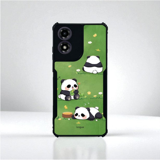 ivogue Panda Playground Mobile Cover For Motorola G04S