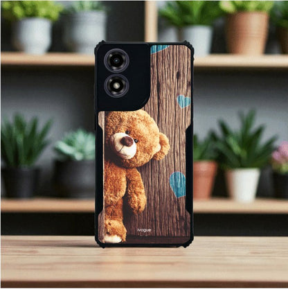 ivogue Teddy Love Mobile Cover For Motorola G04S