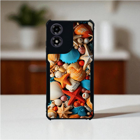 ivogue Coral Cove Mobile Cover For Motorola G04S