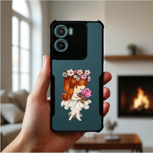 ivogue Flower Girl Mobile Cover For Motorola G05