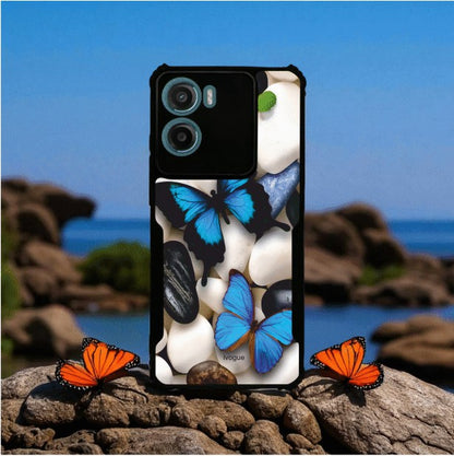 ivogue Blue Wings Beauty Mobile Cover For Motorola G05