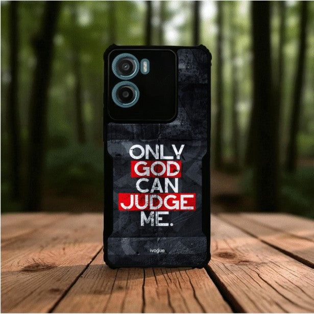 ivogue Only God Can Judge Me Mobile Cover For Motorola G05