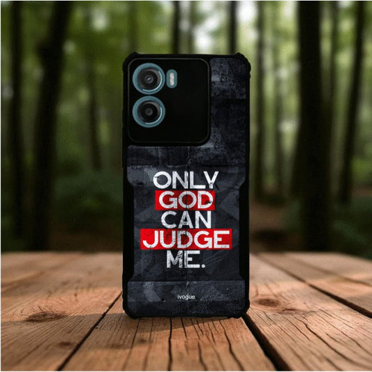 ivogue Only God Can Judge Me Mobile Cover For Motorola G05