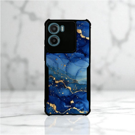 ivogue Blue Opulence Mobile Cover For Motorola G05