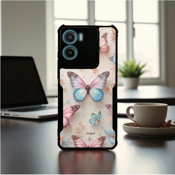 ivogue Butterfly Bloom Mobile Cover For Motorola G05